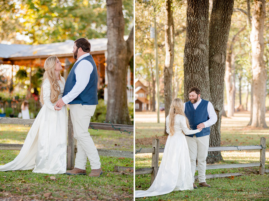 Quarter Oaks Farm Wedding in Sylvania Georgia by Tamara Gibson Photography. Sweet Southern Wedding. Twin Cities Wedding Photographer, Tamara Gibson. www.tamara-gibson.com