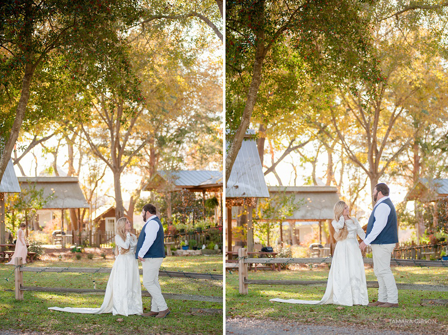 Quarter Oaks Farm Wedding in Sylvania Georgia by Tamara Gibson Photography. Sweet Southern Wedding. Twin Cities Wedding Photographer, Tamara Gibson. www.tamara-gibson.com