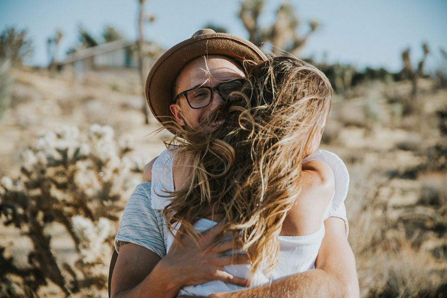 Intimate Engagement Session in Joshua Tree by Photographer Tamara Gibson www.tamara-gibson.com