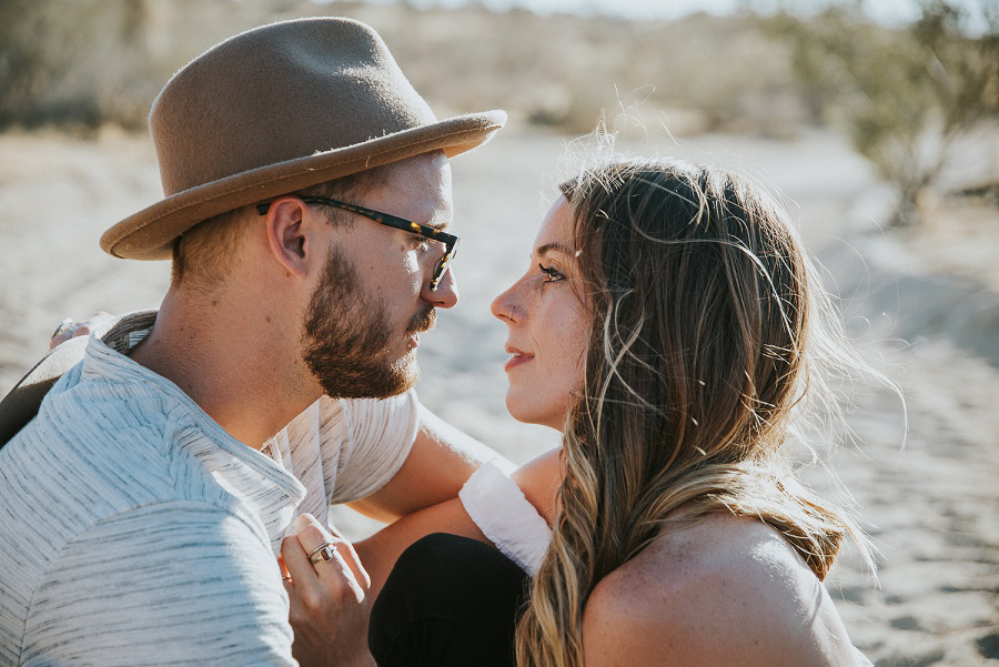 Intimate Engagement Session in Joshua Tree by Photographer Tamara Gibson www.tamara-gibson.com