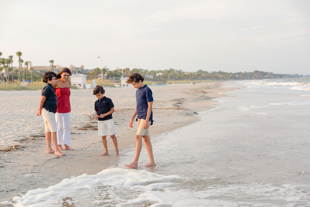 Sea Island Lifestyle Family Beach Session by Tamara Gibson Photography