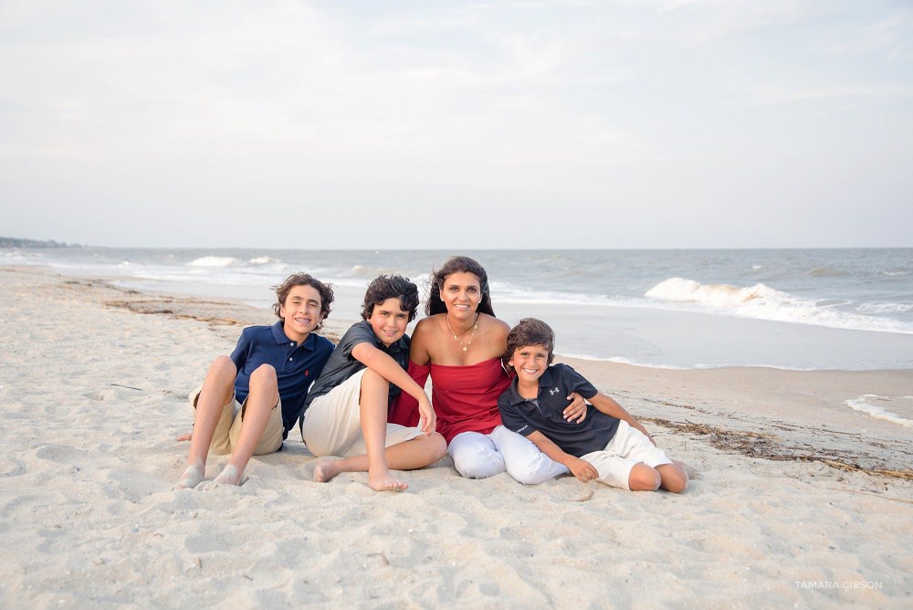 Sea Island Lifestyle Family Beach Session by Tamara Gibson Photography