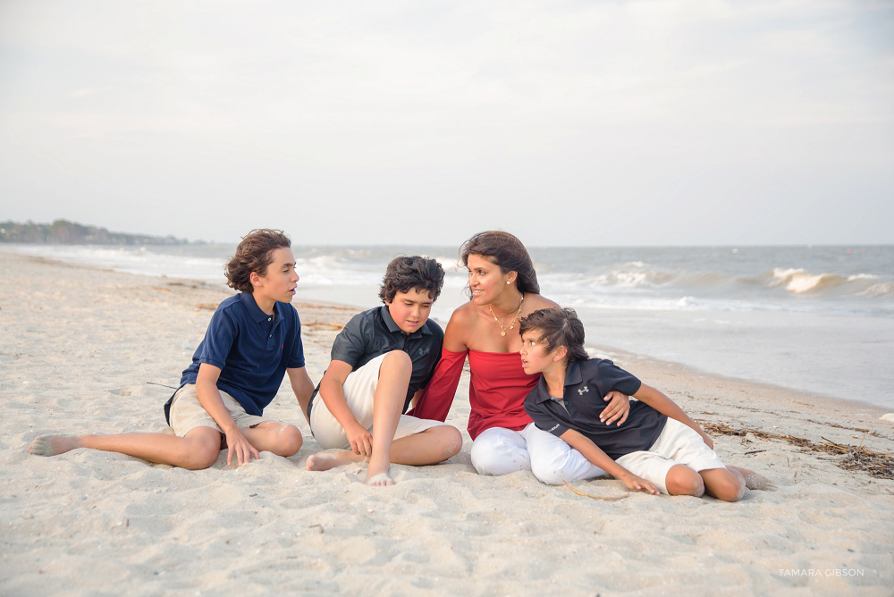 Sea Island Lifestyle Family Beach Session by Tamara Gibson Photography