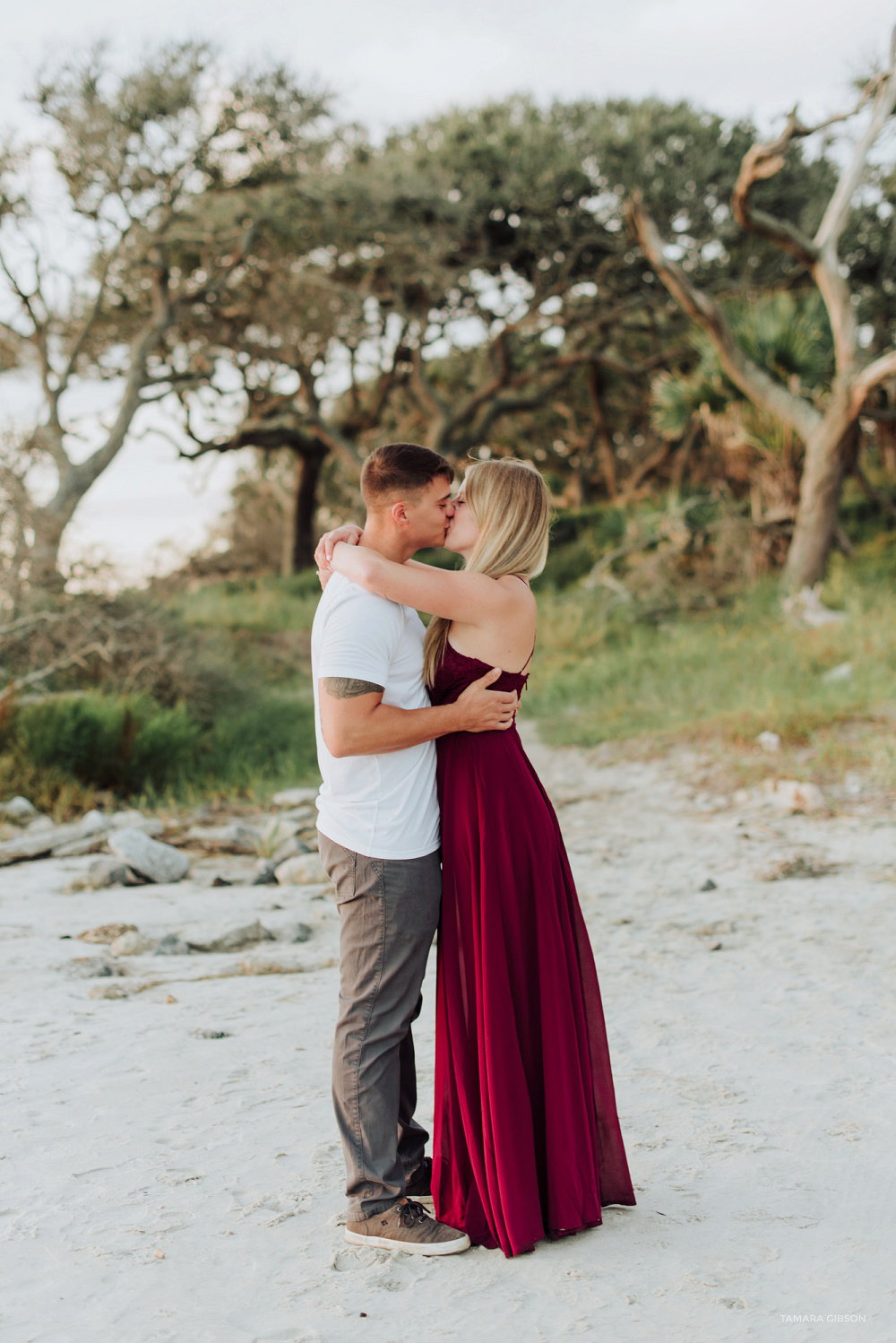 Sunrise Beach Engagement Session by Tamara Gibson Photography