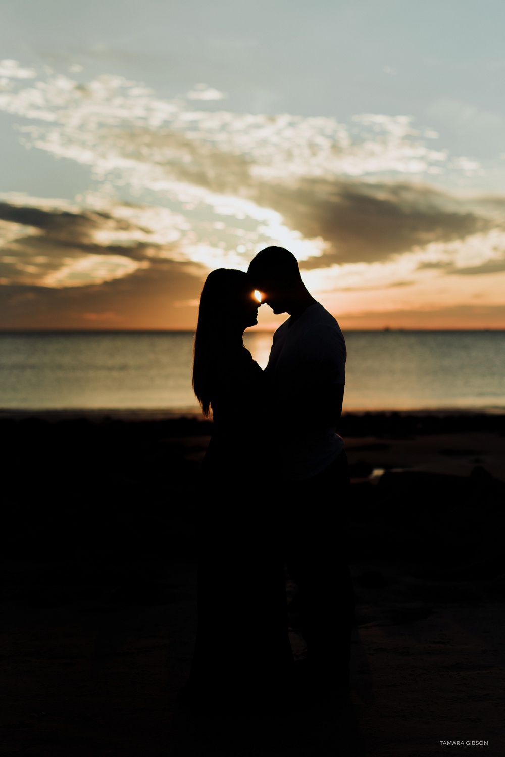 Sunrise Beach Engagement Session by Tamara Gibson Photography