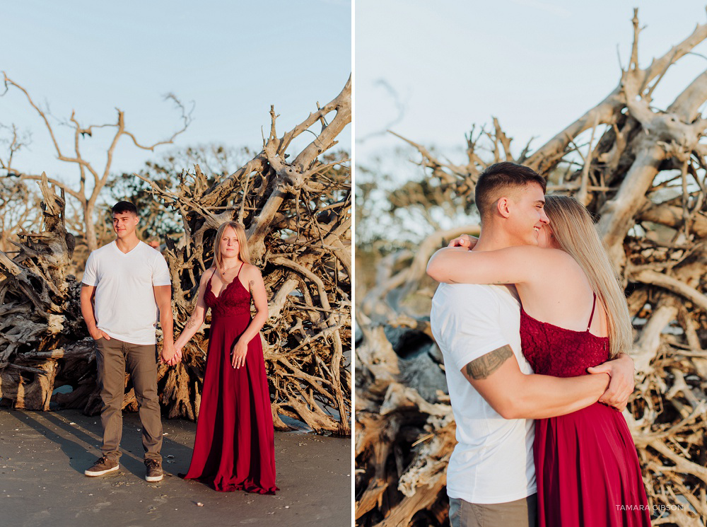 Sunrise Beach Engagement Session by Tamara Gibson Photography