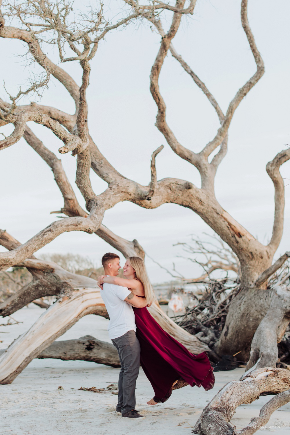 Sunrise Beach Engagement Session by Tamara Gibson Photography