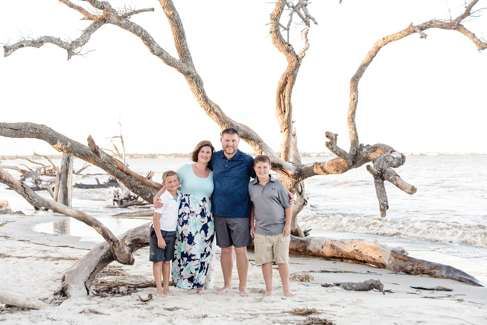 Driftwood Beach Family Photoshoot by Tamara Gibson Photography