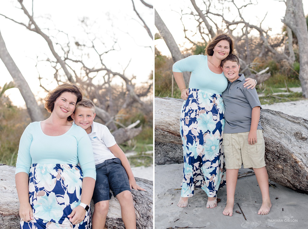 Driftwood Beach Family Photoshoot by Tamara Gibson Photography