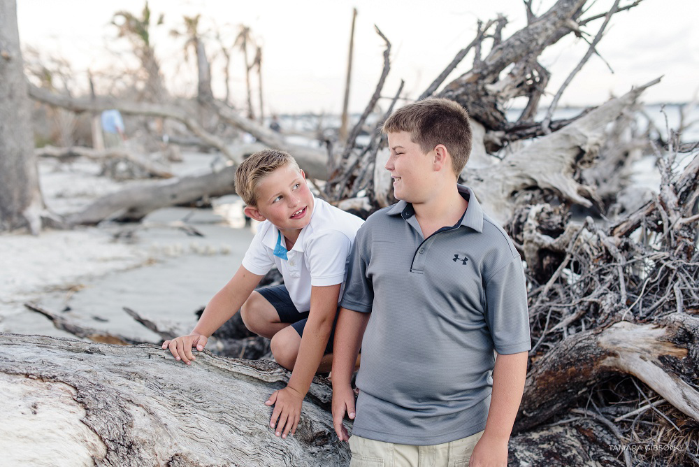 Driftwood Beach Family Photoshoot by Tamara Gibson Photography