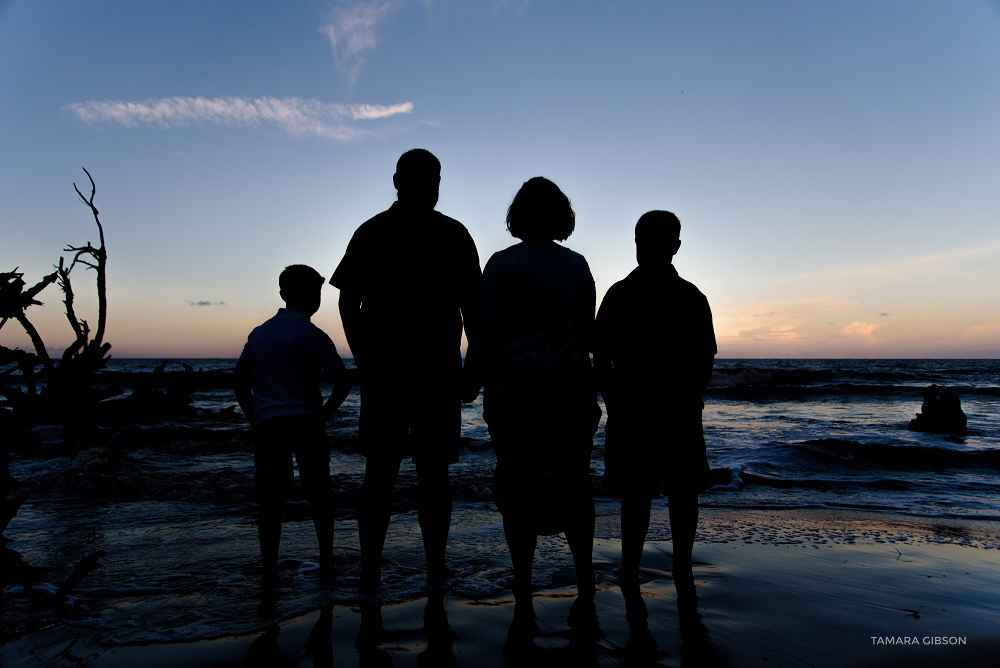 Driftwood Beach Family Photoshoot by Tamara Gibson Photography