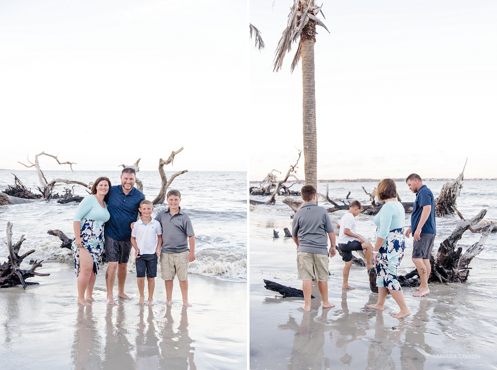 Driftwood Beach Family Photoshoot by Tamara Gibson Photography