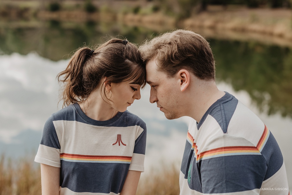 Forrest Pond Lodge Engagement Session in Ludowici GA