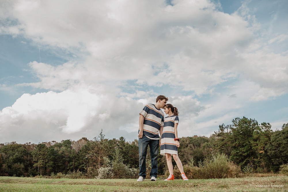 Forrest Pond Lodge Engagement Session in Ludowici GA