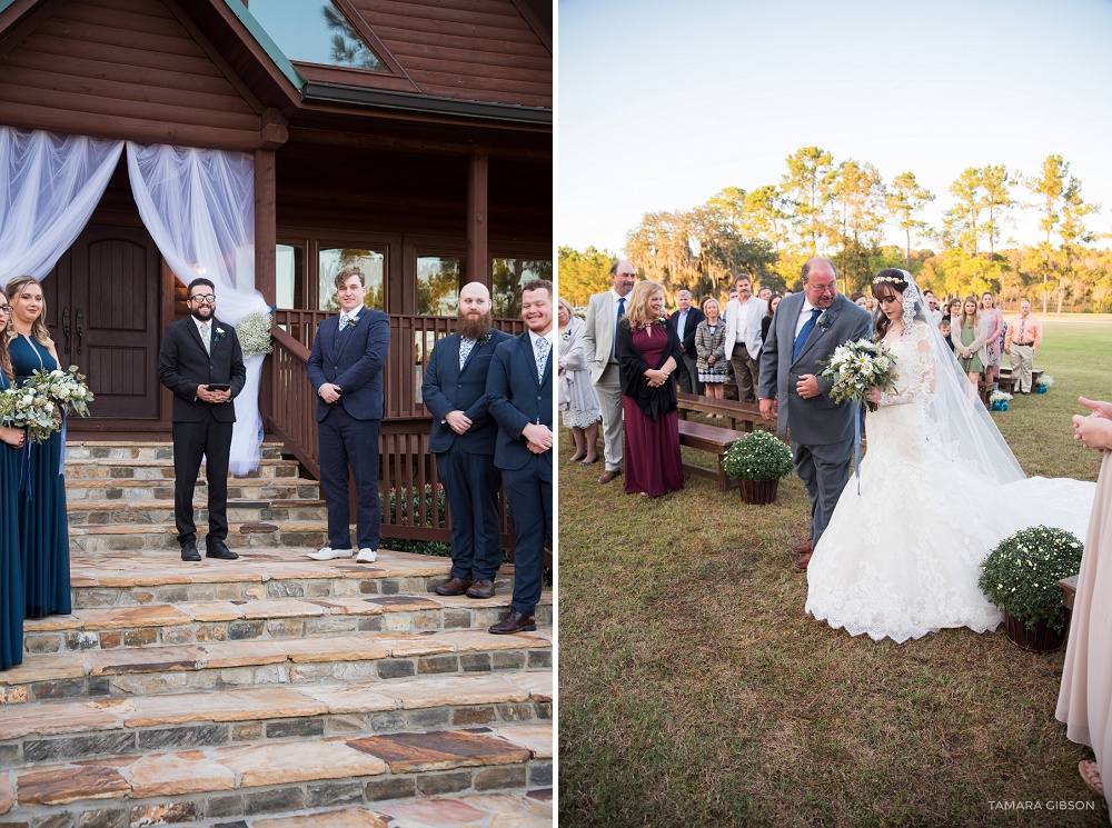 Forrest Pond Lodge Wedding in Ludowici GA