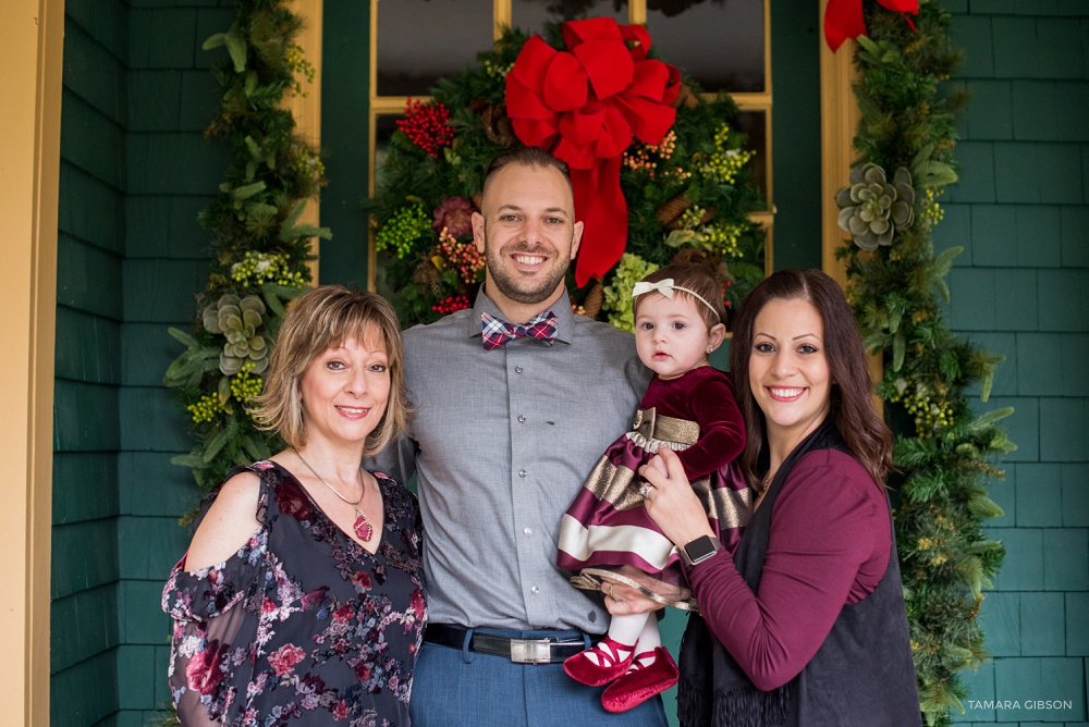 Jekyll Island Family Reunion Christmas Photo Session