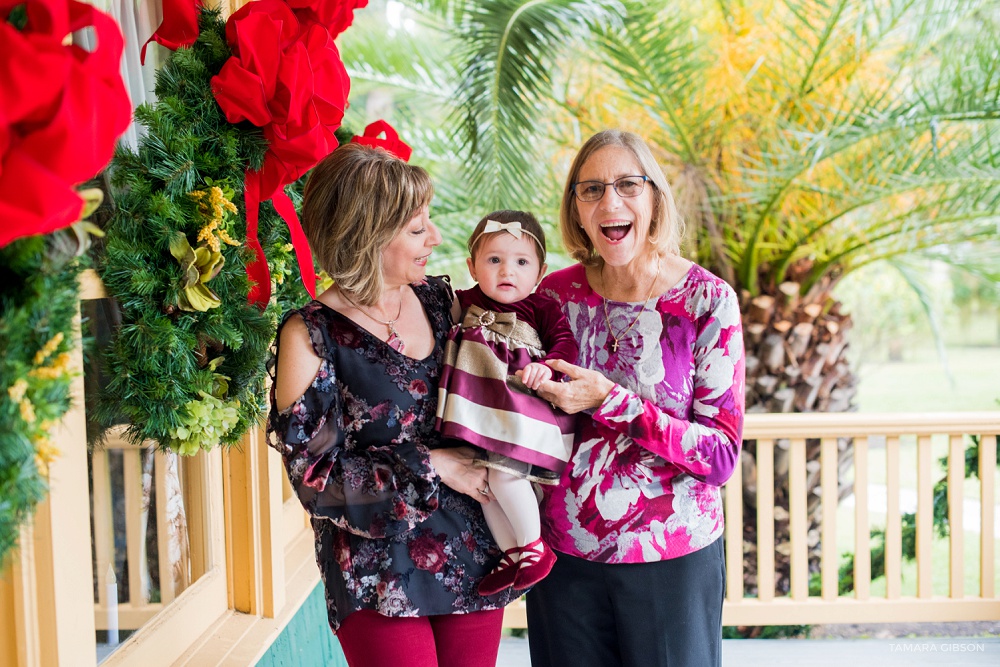 Jekyll Island Family Reunion Christmas Photo Session