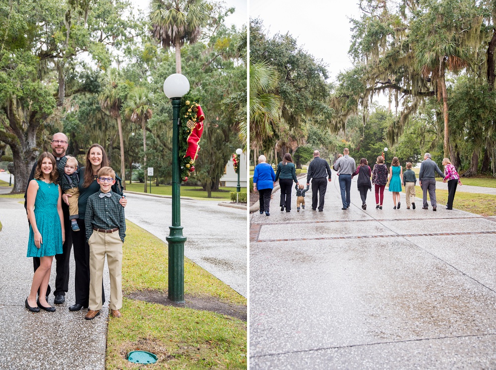 Jekyll Island Family Reunion Christmas Photo Session