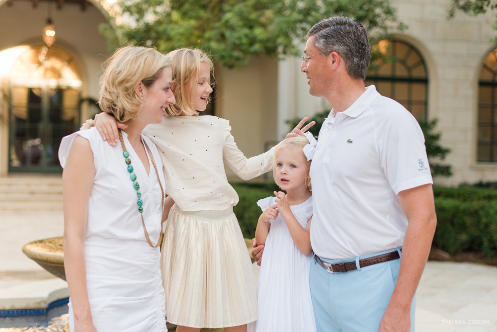 Sea Island Georgia Family Photo Session