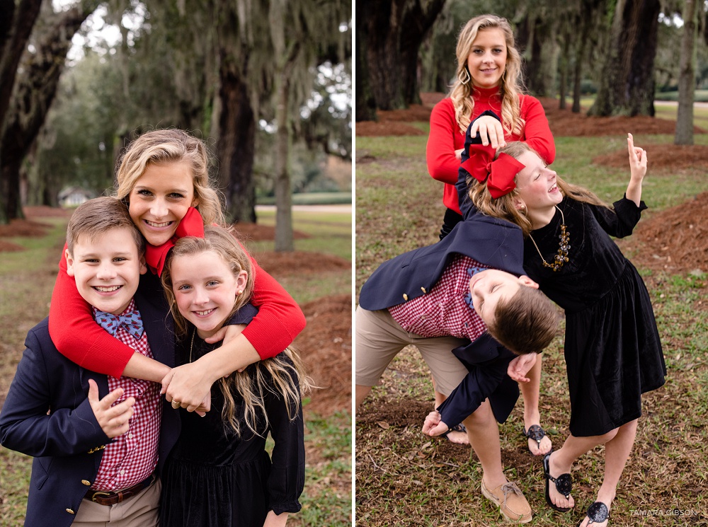 St Simons Island Holiday Photo Session