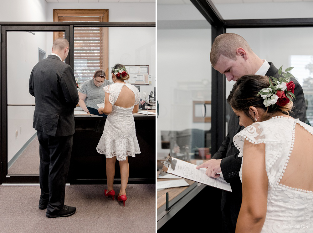 Brunswick GA Courthouse Wedding