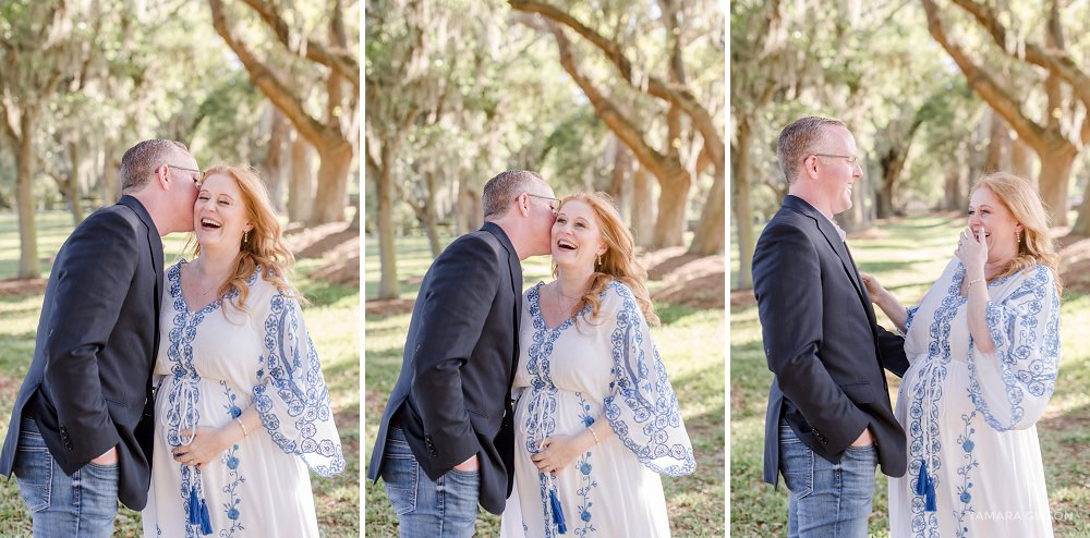 Avenue of the Oaks Saint Simons Island Maternity Session