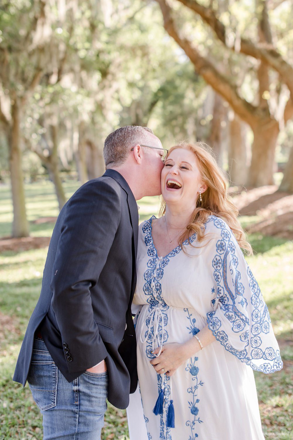 Avenue of the Oaks Saint Simons Island Maternity Session