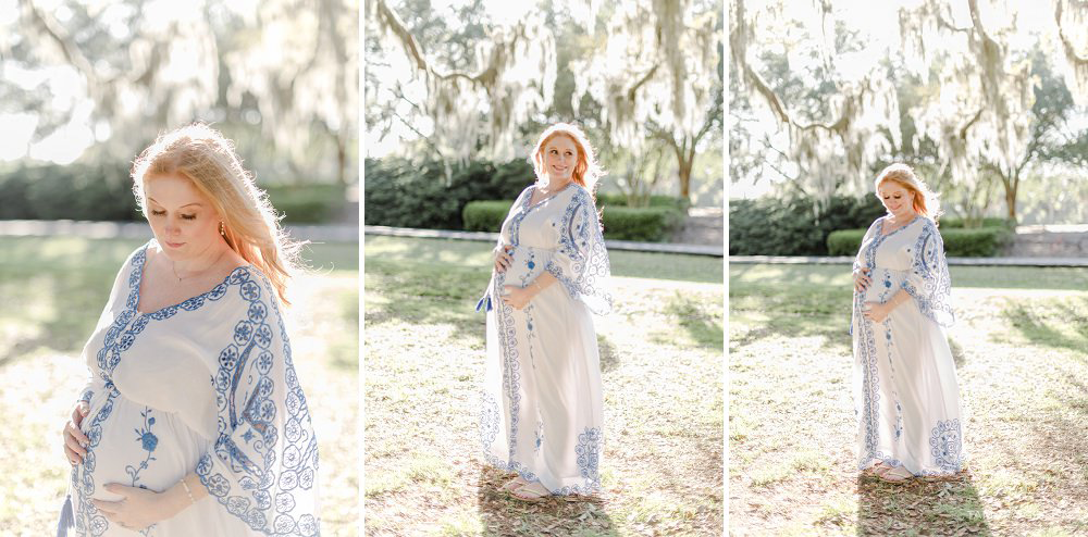 Avenue of the Oaks Saint Simons Island Maternity Session