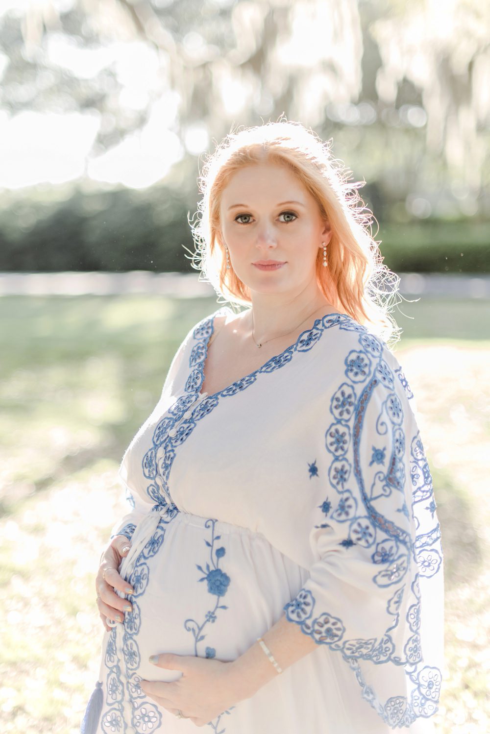 Avenue of the Oaks Saint Simons Island Maternity Session