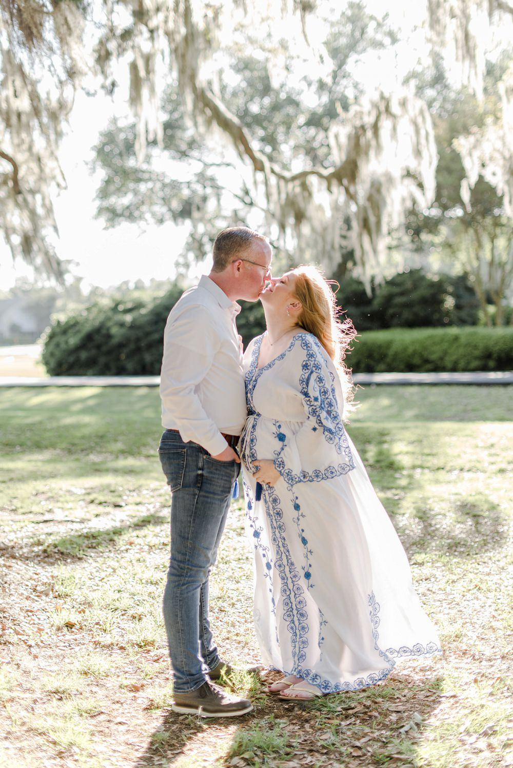 Avenue of the Oaks Saint Simons Island Maternity Session