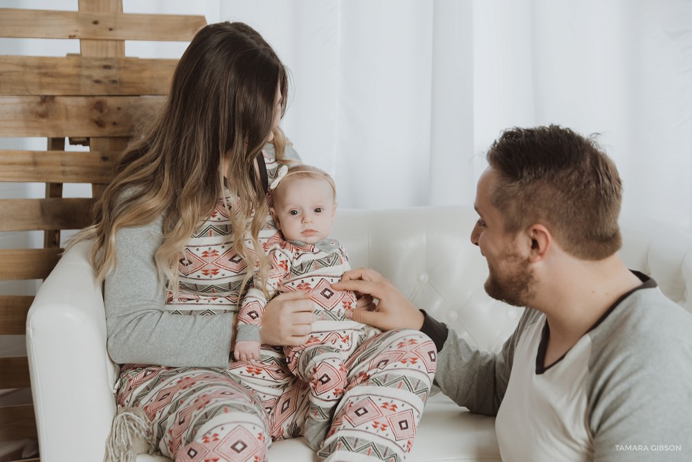 Babys First Christmas Photo Session